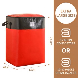 Large Capacity Moving Packing Thickened Storage Artifact Bag Luggage Clothes Fit Bag Snakeskin Bag Waterproof Quilt