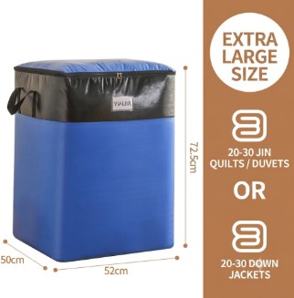 Large Capacity Moving Packing Thickened Storage Artifact Bag Luggage Clothes Fit Bag Snakeskin Bag Waterproof Quilt