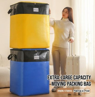 Large Capacity Moving Packing Thickened Storage Artifact Bag Luggage Clothes Fit Bag Snakeskin Bag Waterproof Quilt