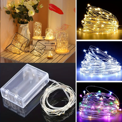 1pc String Lights for Bedroom, Party, Wedding, Christmas Halloween Decoration, 50/100LED, Holiday Lighting, Party Decorations, Ambient Lighting, Decorative Lighting, Durable String, Lightweight Design, Mood Lighting, Decorati