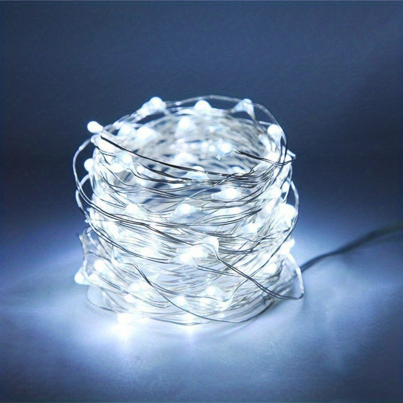 1pc String Lights for Bedroom, Party, Wedding, Christmas Halloween Decoration, 50/100LED, Holiday Lighting, Party Decorations, Ambient Lighting, Decorative Lighting, Durable String, Lightweight Design, Mood Lighting, Decorati