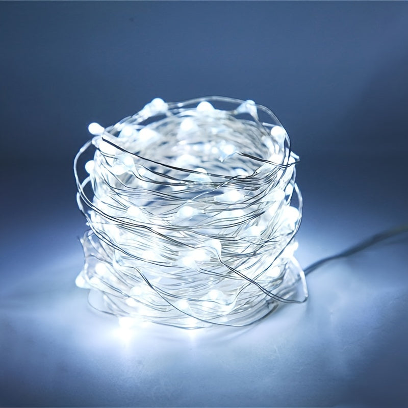 1pc String Lights for Bedroom, Party, Wedding, Christmas Halloween Decoration, 50/100LED, Holiday Lighting, Party Decorations, Ambient Lighting, Decorative Lighting, Durable String, Lightweight Design, Mood Lighting, Decorati