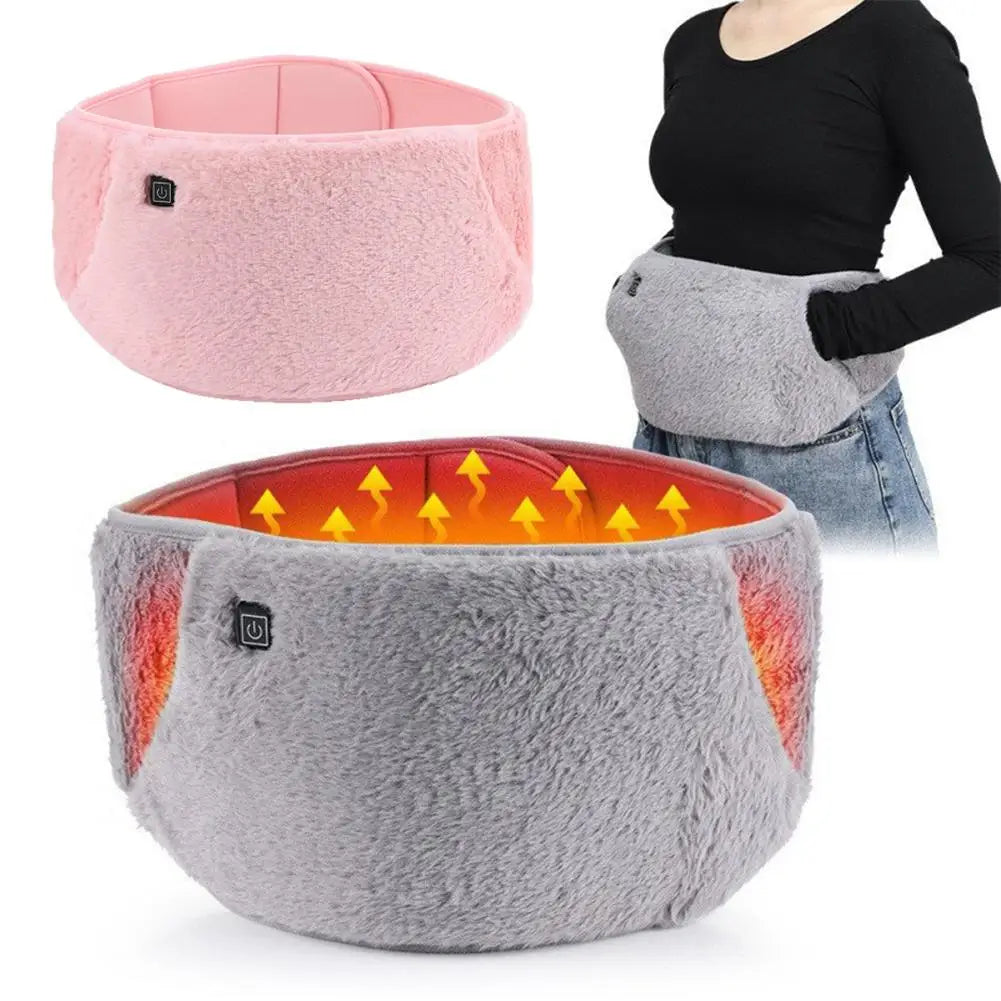3 Levels Electric Graphene Heating Pad Cold-Proof Uterine Belt Cold-Proof Hand Waist Warming Pad USB Recharging Abdominal Warmer