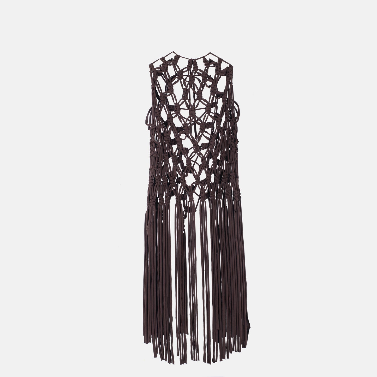 Skadi Macrame Overlay Brown