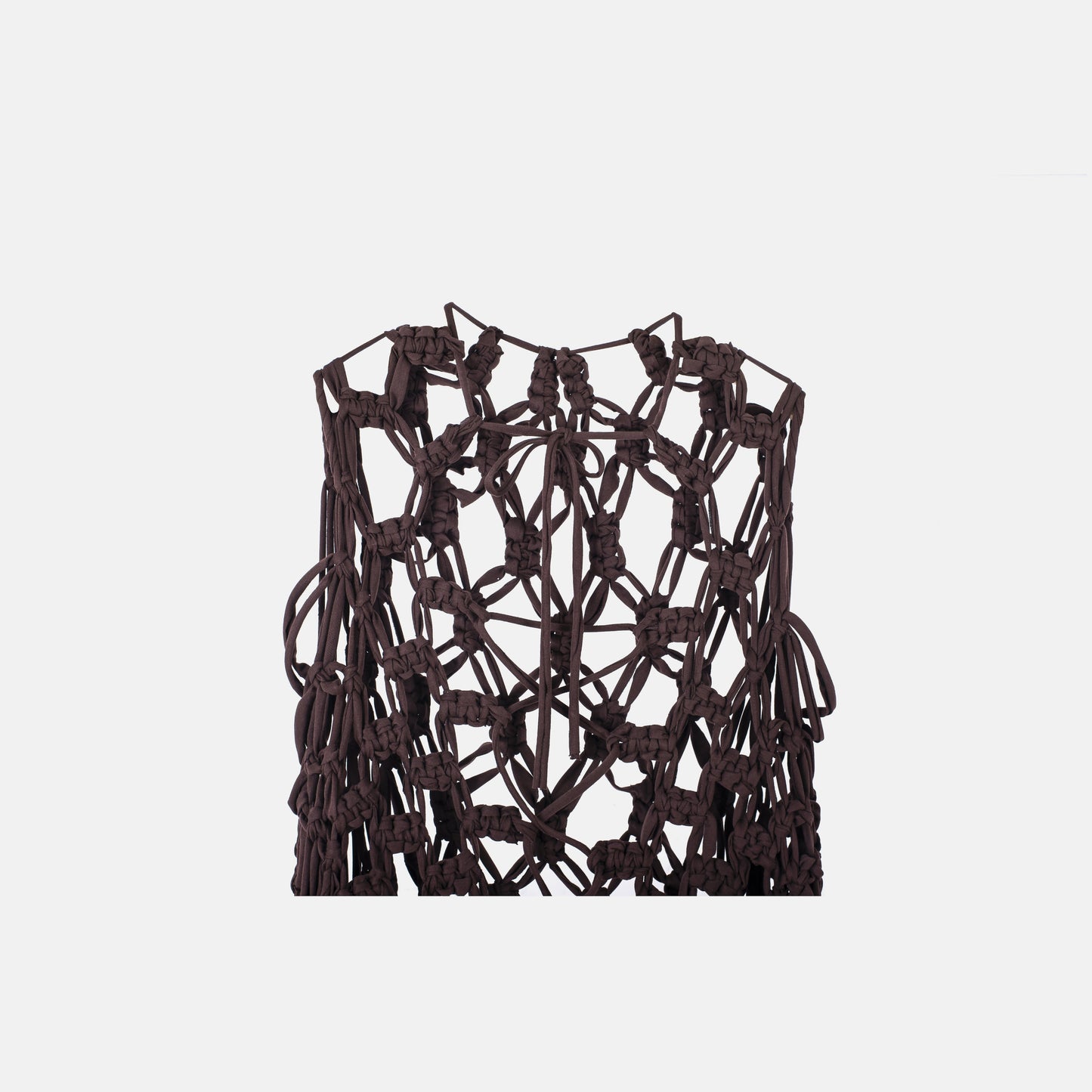 Skadi Macrame Overlay Brown