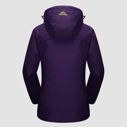 3-in-1 Wasserdichter Wintermantel, Fleece-Futter, Zweiteiliger Anzug, Kapuzen-Ski- & Wandermantel